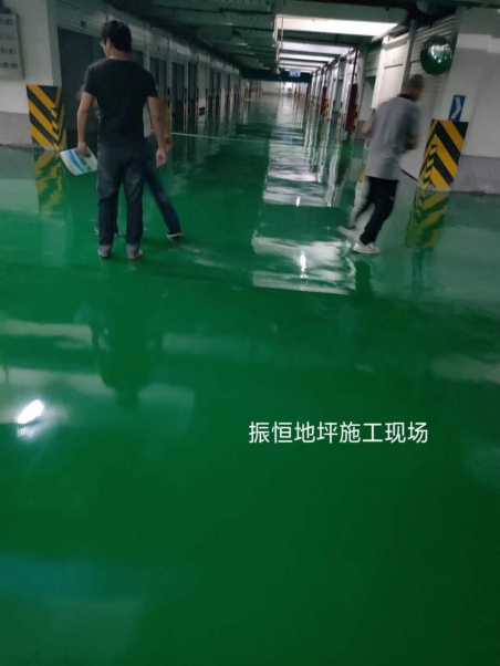 环氧地坪施工现场6
