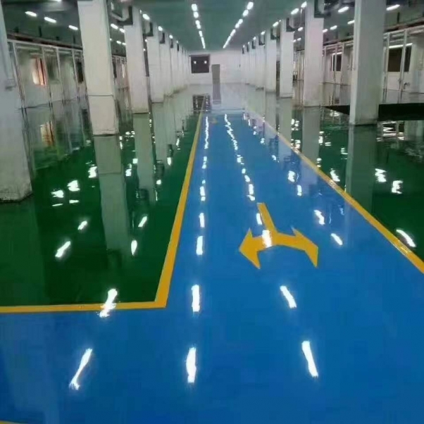环氧地坪施工现场7